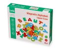 Magnetyczny alfabet - drewniane literki magnetyczne