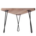 Metalowa noga do mebli kręcona DX50 cm czarna