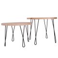 Metalowa noga do mebli kręcona DX40 cm czarna