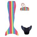 Syreni ogon - monopłetwa do pływania + bikini Hawai