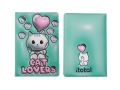 Notes A5 miętowy w twardej okładce z piankowym obiciem 96k