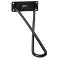 Metalowa noga do mebli kręcona DX40 cm czarna