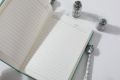 Notes A5 miętowy w twardej okładce z piankowym obiciem 96k