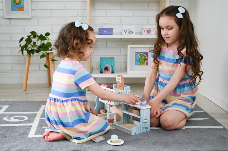Kawiarnia z ekspresem Adam Toys Lodziarnia dla dzieci 