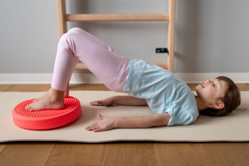 TULLO fizjo Sensoryczna poduszka rehabilitacyjna zielona
