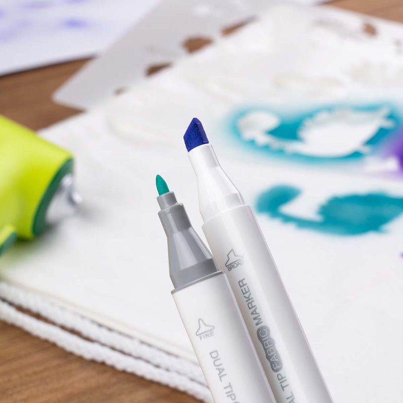 AirBrush Textil Zestaw kreatywny do ozdabiania tkanin