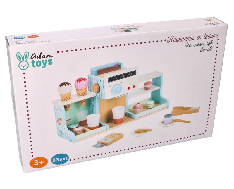 Kawiarnia z ekspresem Adam Toys Lodziarnia dla dzieci 