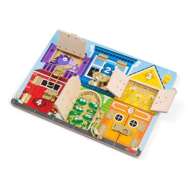 Tablica MANIPULACYJNA ZAMKI I LICZBY Melissa and Doug