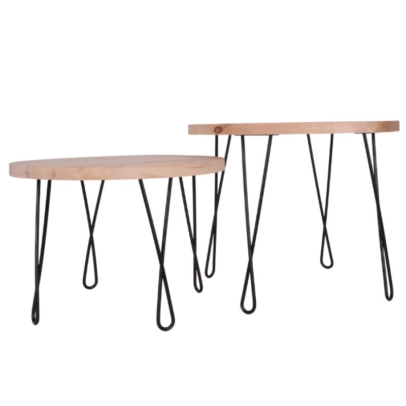 Metalowa noga do mebli kręcona DX40 cm czarna