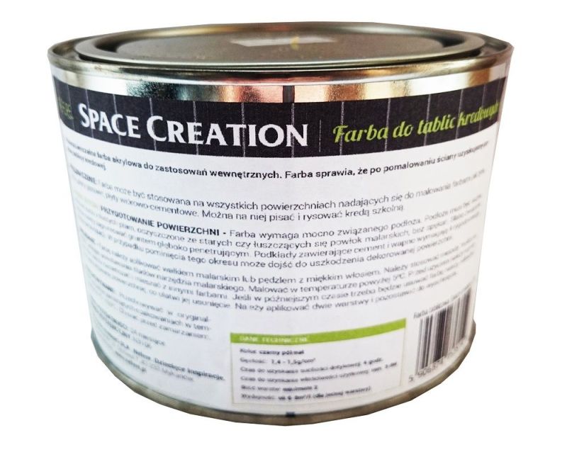 Farba tablicowa CZARNA Space Creation 0,5l