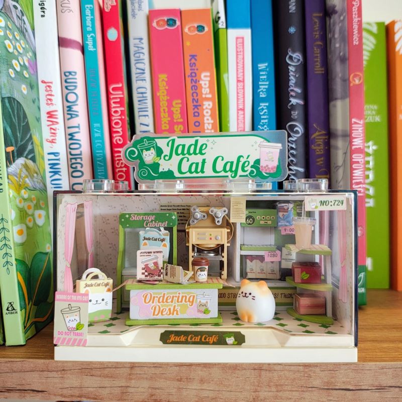 Kocia kawiarnia miniatura sklepu DIY Mini World