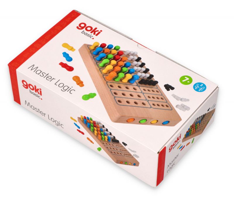 GOKI drewniana gra logiczna Master Logic
