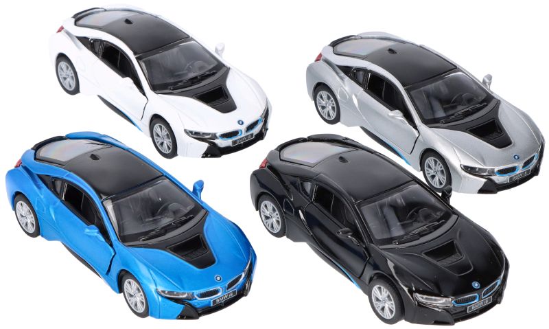 Metalowy model BMW i8, skala 1:36