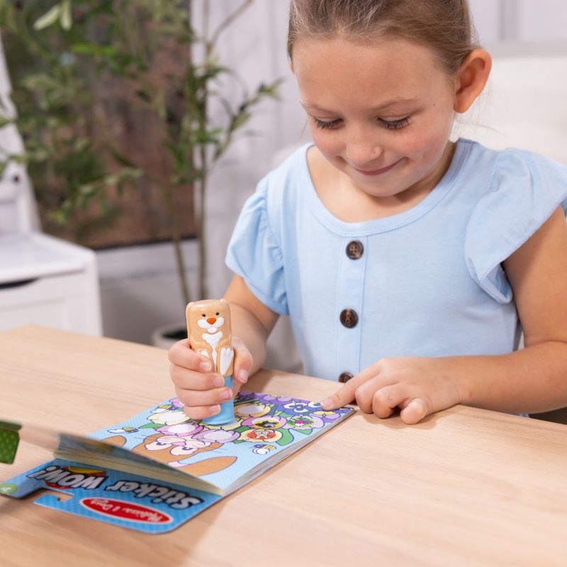 Sticker WOW! Stempelek z naklejkami - Króliczek