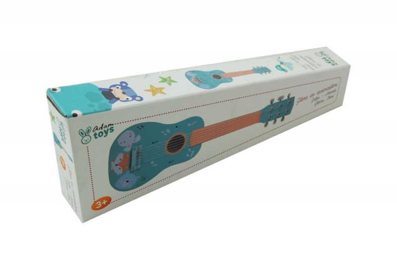 Gitara drewniana zwierzaki POD ERLI