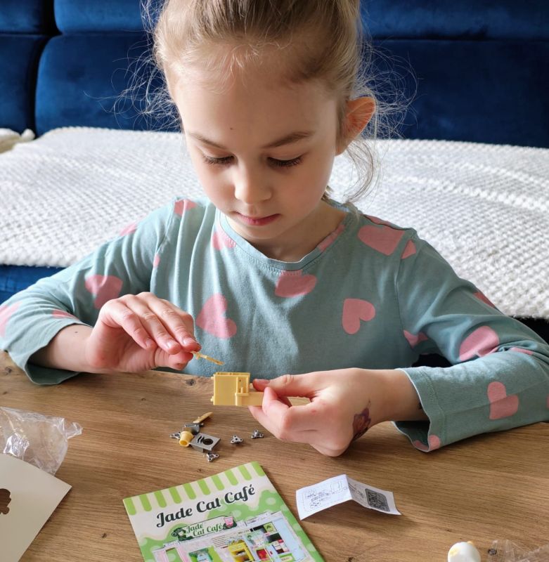 Kocia kawiarnia miniatura sklepu DIY Mini World