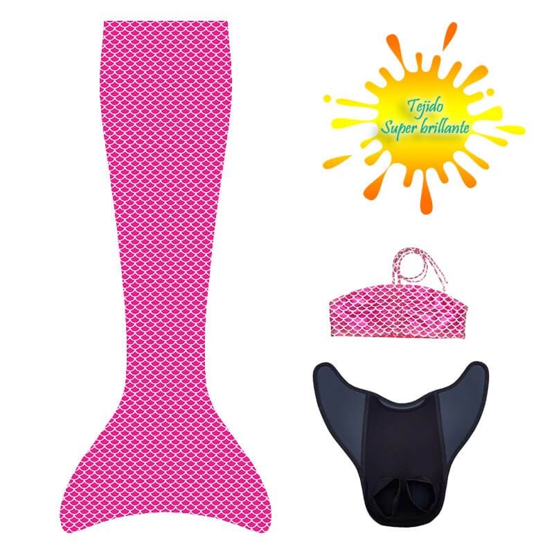 Syreni ogon - monopłetwa Aquaris do pływania Bora + Bikini