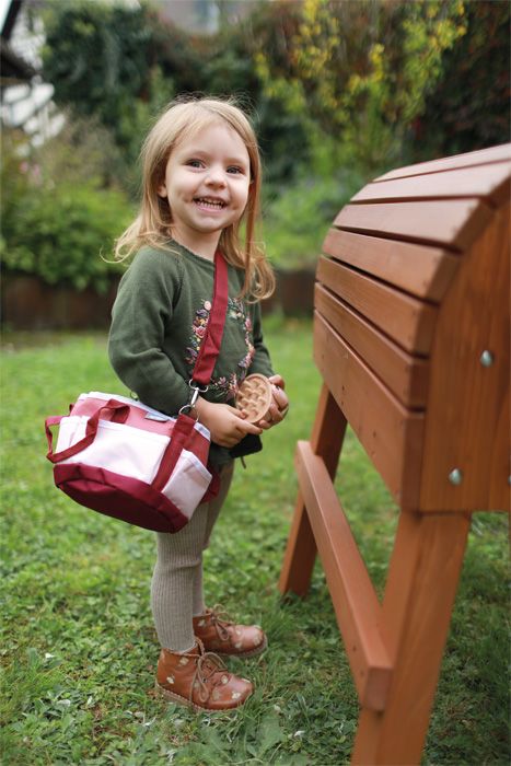 Zestaw do pielęgnacji hobby horse w czerwonej torbie