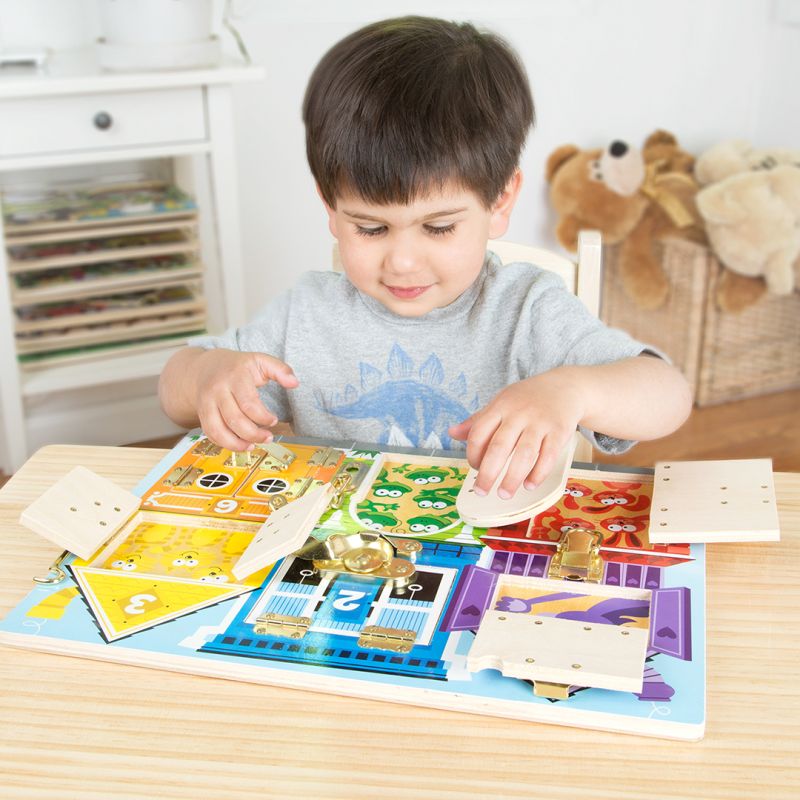 Tablica MANIPULACYJNA ZAMKI I LICZBY Melissa and Doug