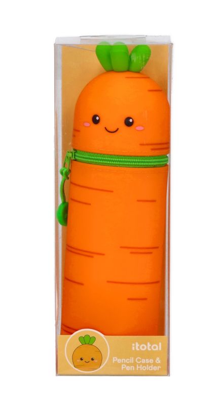 Silikonowy piórnik tuba Marchewka
